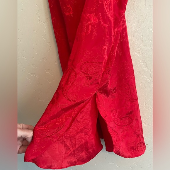 2🍒/$36~Kathryn Bombshell Red Camisole/Chemise/Slip Dress~Small - Picture 7 of 8